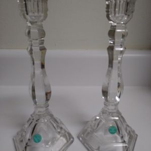TIFFANY & CO. CRYSTAL CANDLESTICKS